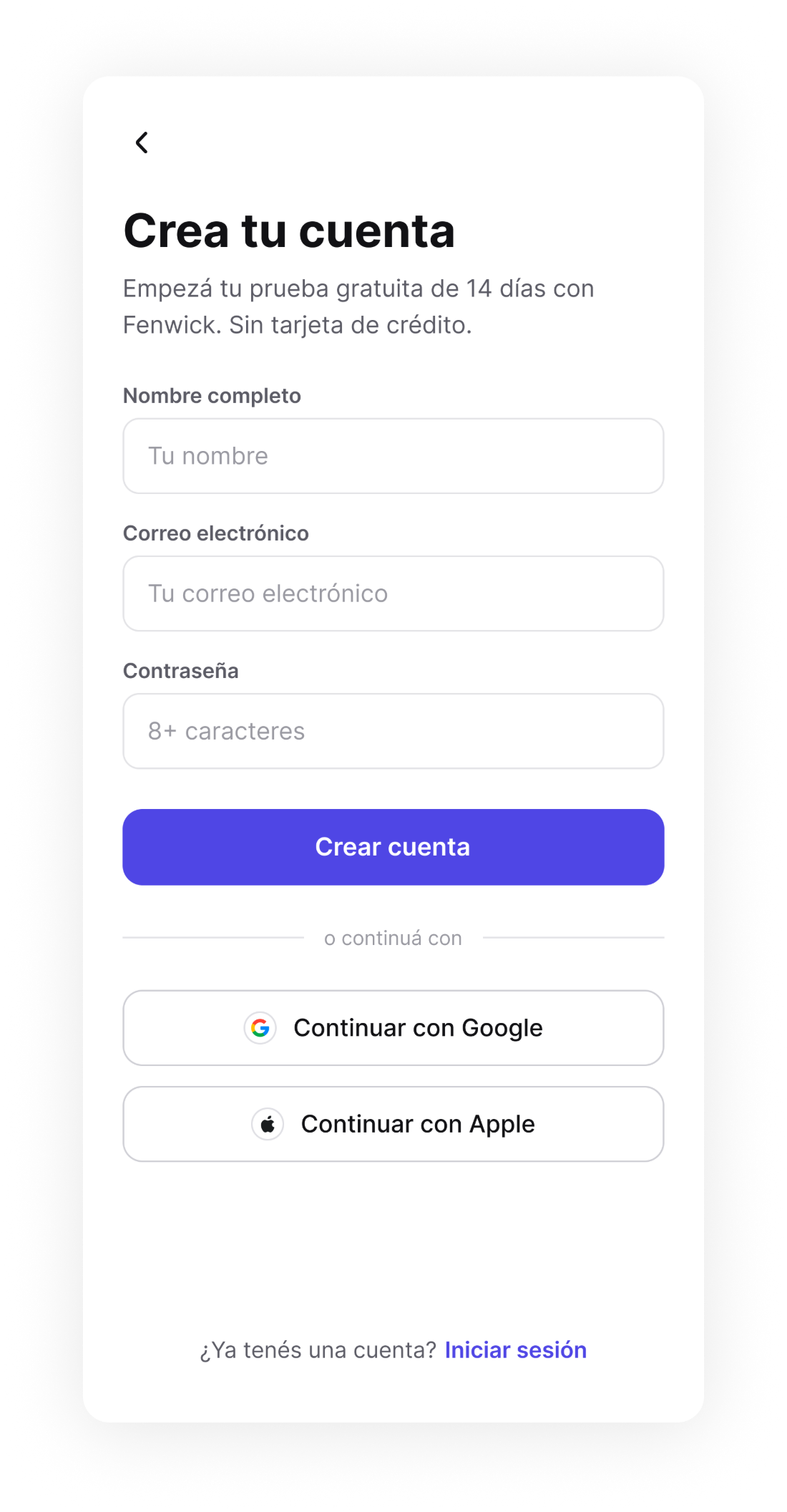 Sign up