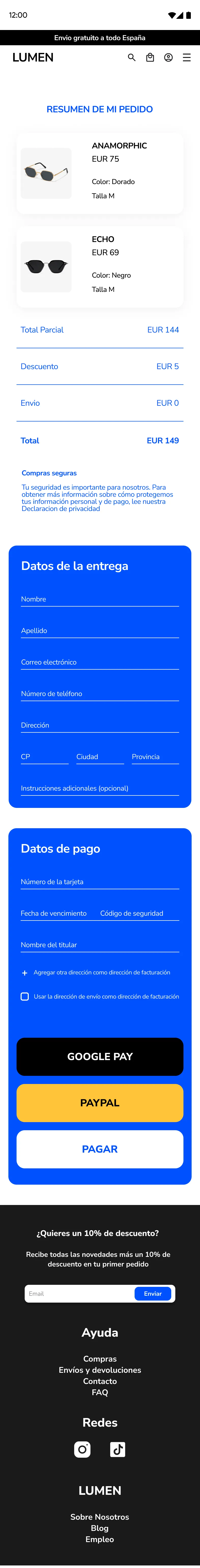 Mobile checkout