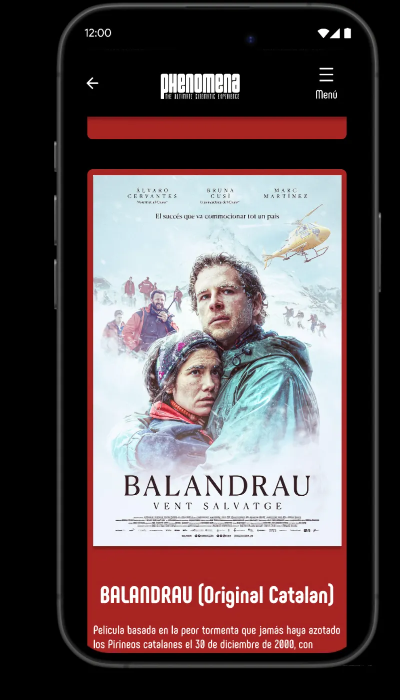 Mobile film page